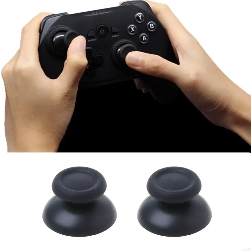 W8KF 3D Thumb Grip for Pro Controller Console Joystick Thumbstick for Case Gamepad Cover for Shell Accessoire