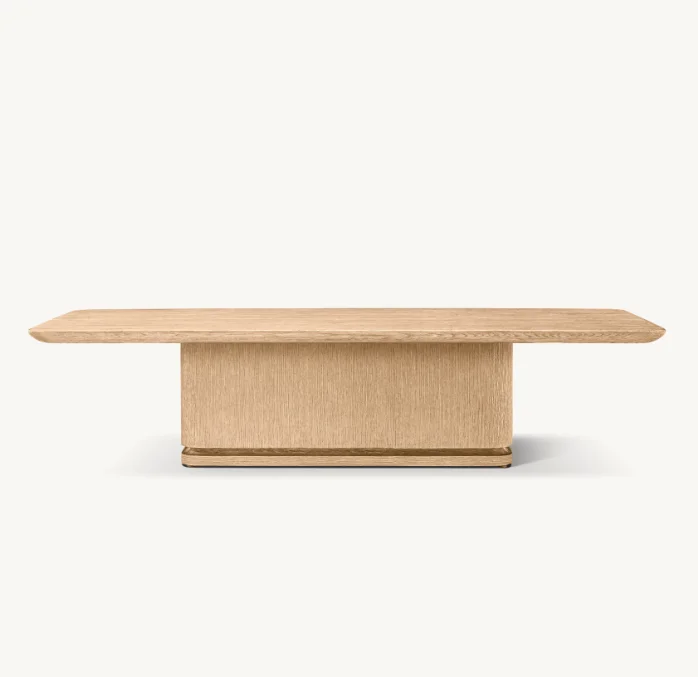 

#American Style Modern Living Room Furniture Luxury Solid Wood Rectangular Coffee Table