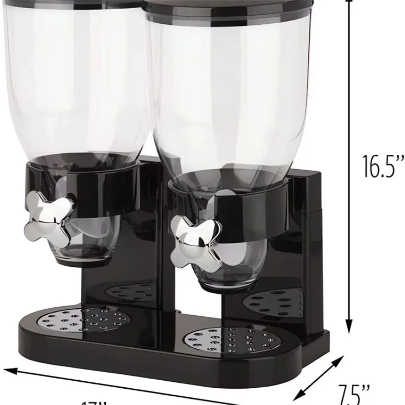 Wall Mount Single and Double Grain Dispensers Sealed Grain Essential Dry Food Dispensers Storage Boxes Grain Dispensers