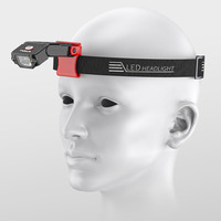 Rechargeable Induction USB LED Headlamp Clip On Cap Hat Light Torch Fishing Lamp  On Cap Hat Light Torch Fishing Lamp Headlamp