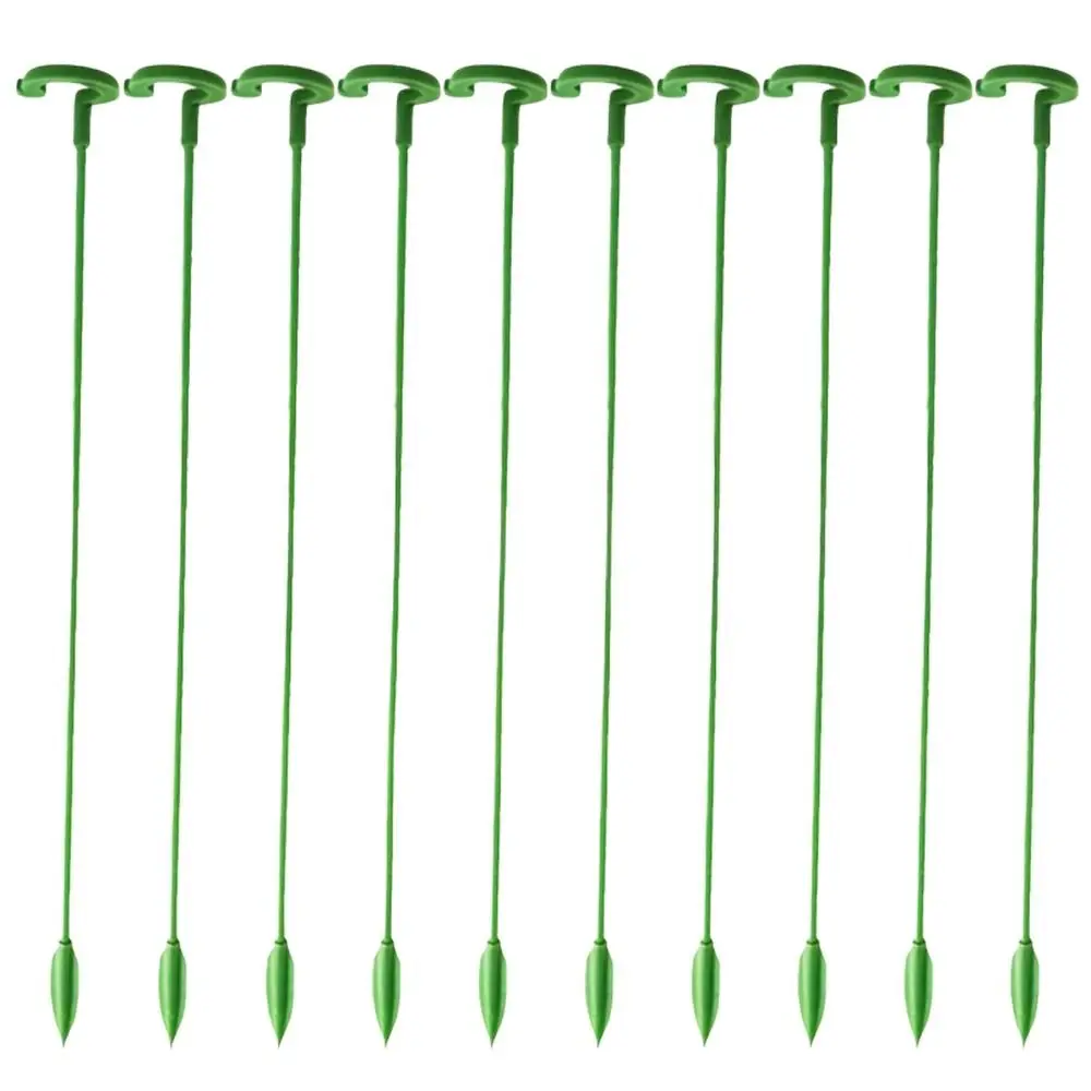 

10Pcs Support Rod Plant Supports Stakes Fixed Anti Lodging Leaf Guard Frame Durable Reusable Flower Vine Climbing Bracket