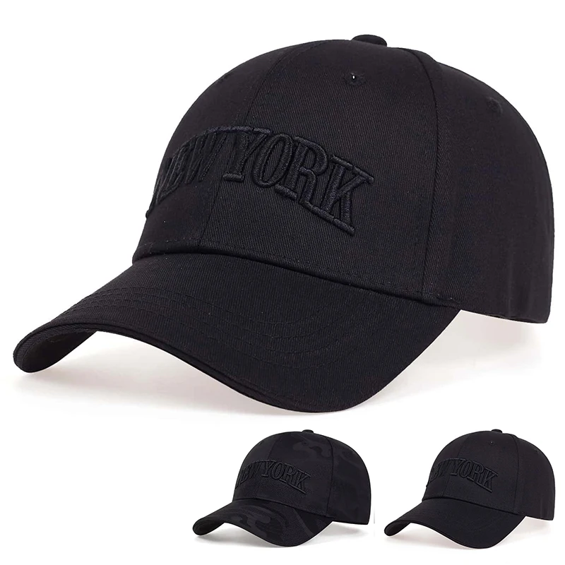 Unisex New York Embroidery Baseball Caps Spring and Autumn Outdoor Adjustable Casual Hats Sunscreen Hat