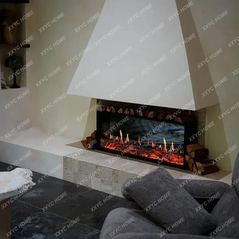 Custom fireplace simulation fire electronic fireplace decorative cabinet simulation fire heater electronic holography