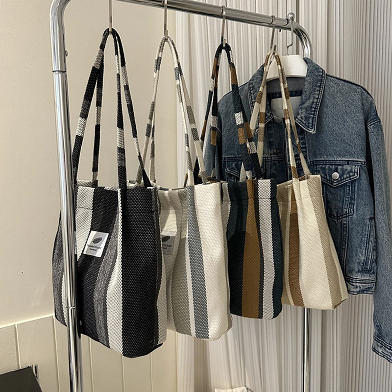New Casual Large Capacity Handbag Totes For Women Big Size Checkered Handheld Single Shoulder Large Capacity Tote Women\'s Bag