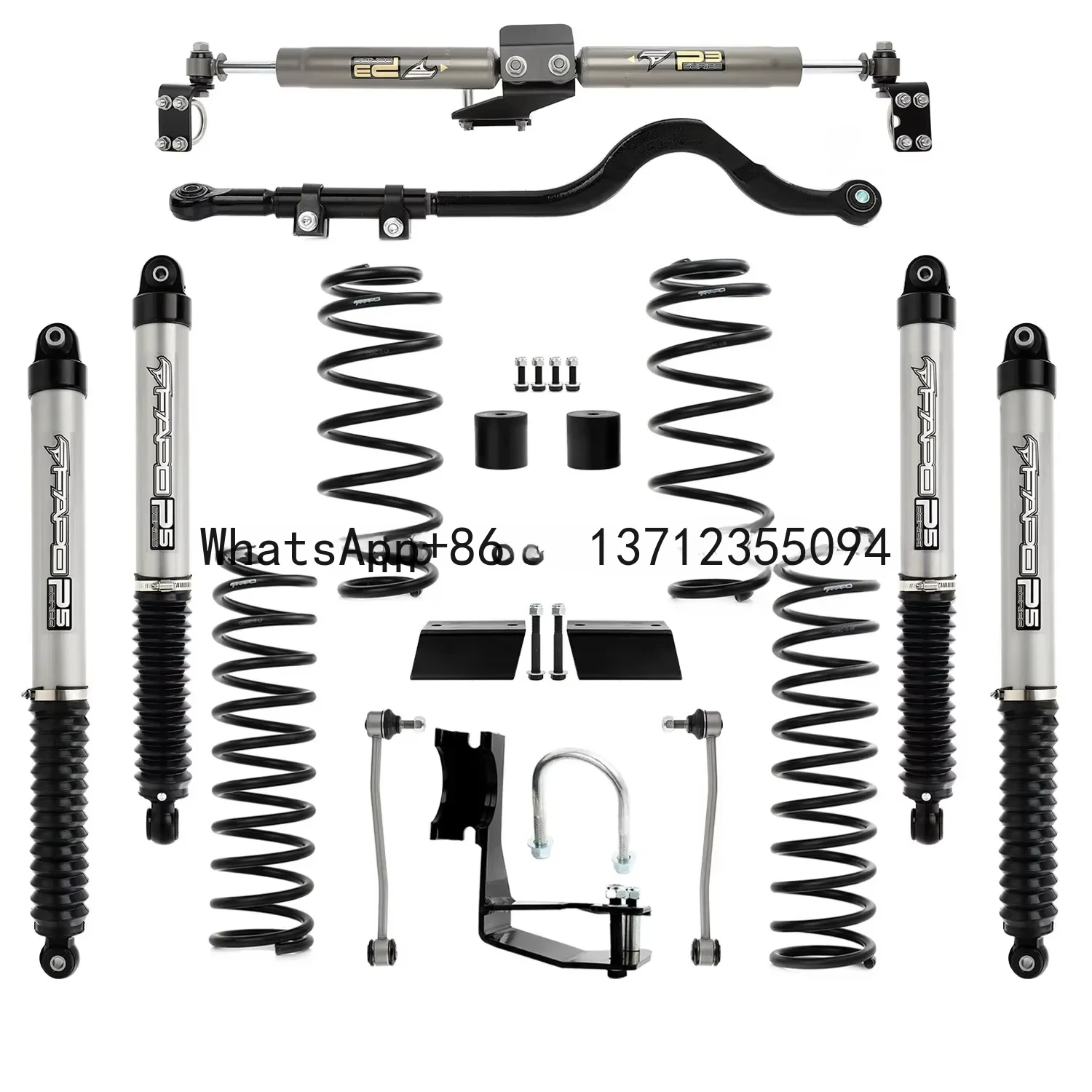 FAPO 4x4 offroad shock absorber coilover suspension coil spring 2.5