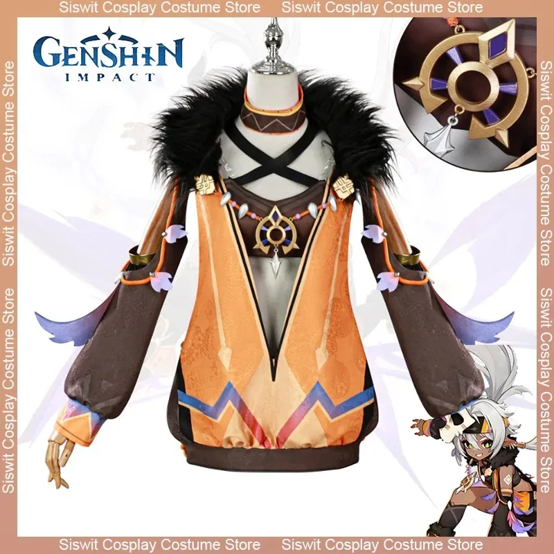 

Game Genshin Impact Iansan Cosplay Costume Coat Clothing Accessories Full Set Anime Carnival Outfits Party Dress Up Unisex Suits