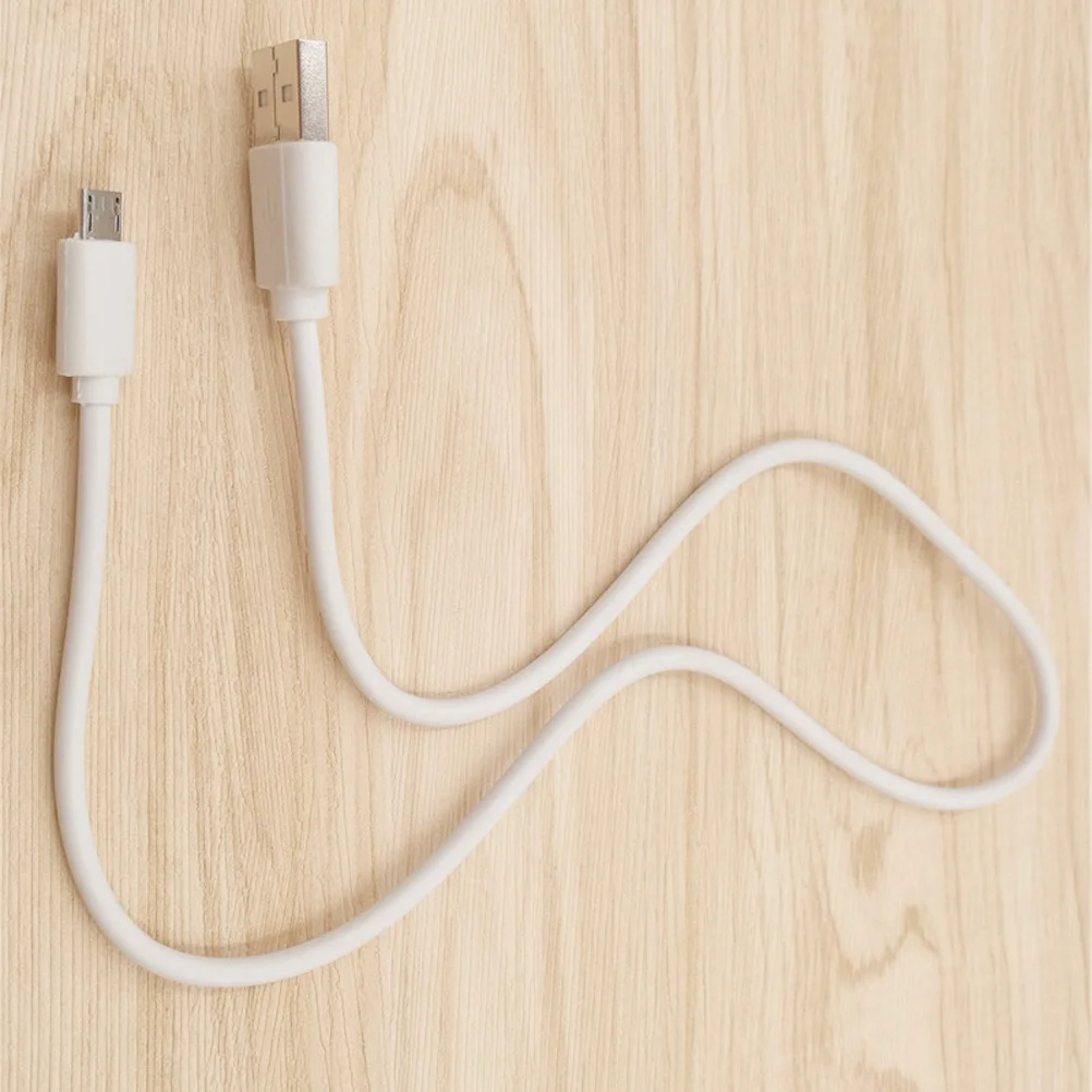 Duurzame 75x1cm micro-USB 20-kabel witte hoge snelheid oplaadsnoer voor apparaat thuiskantoor reizen micro-USB-kabel
