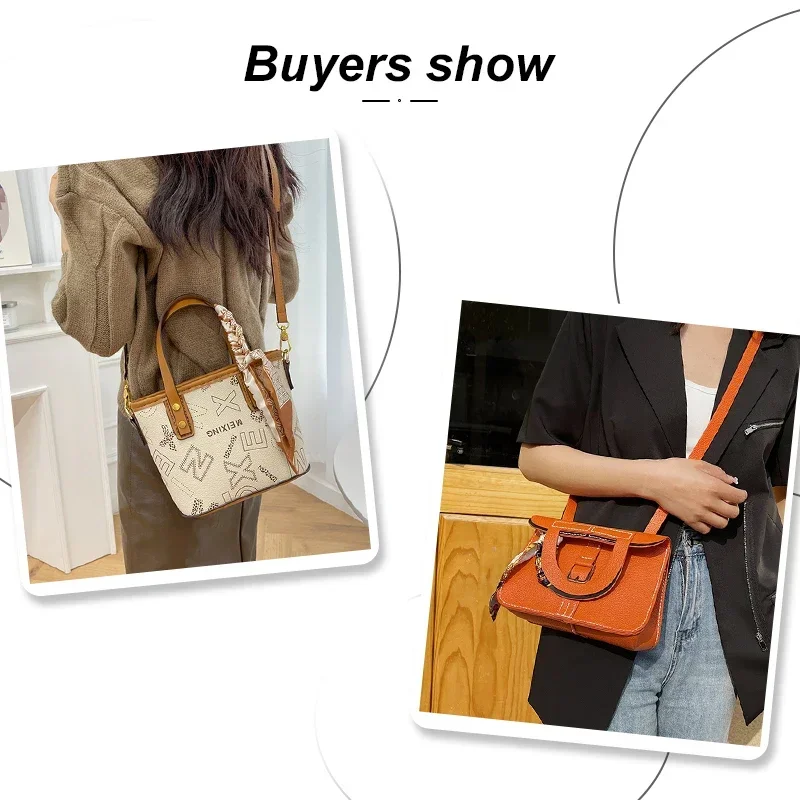 Hand Stitching DIY Leather Bag Making Kit Bag Easy Handcraft Shouler Bag Straps and Kintting Craft Kits for Women Handbags Gifts