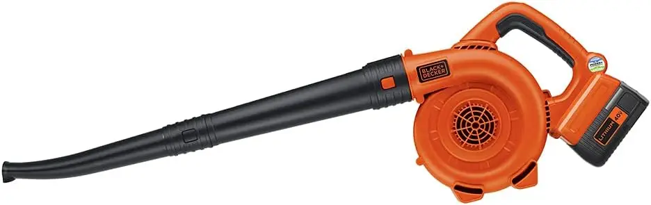 

BLACK+DECKER 40V MAX Cordless Blower, Hard Surface Sweeper, Variable Speed Up To 120 MPH, with Battery and Charger (LSW36)