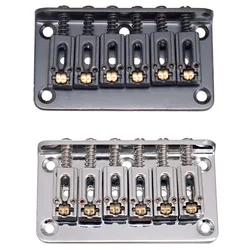 Hardtail Guitar Bridge Body Through For 6 String Electric Parts