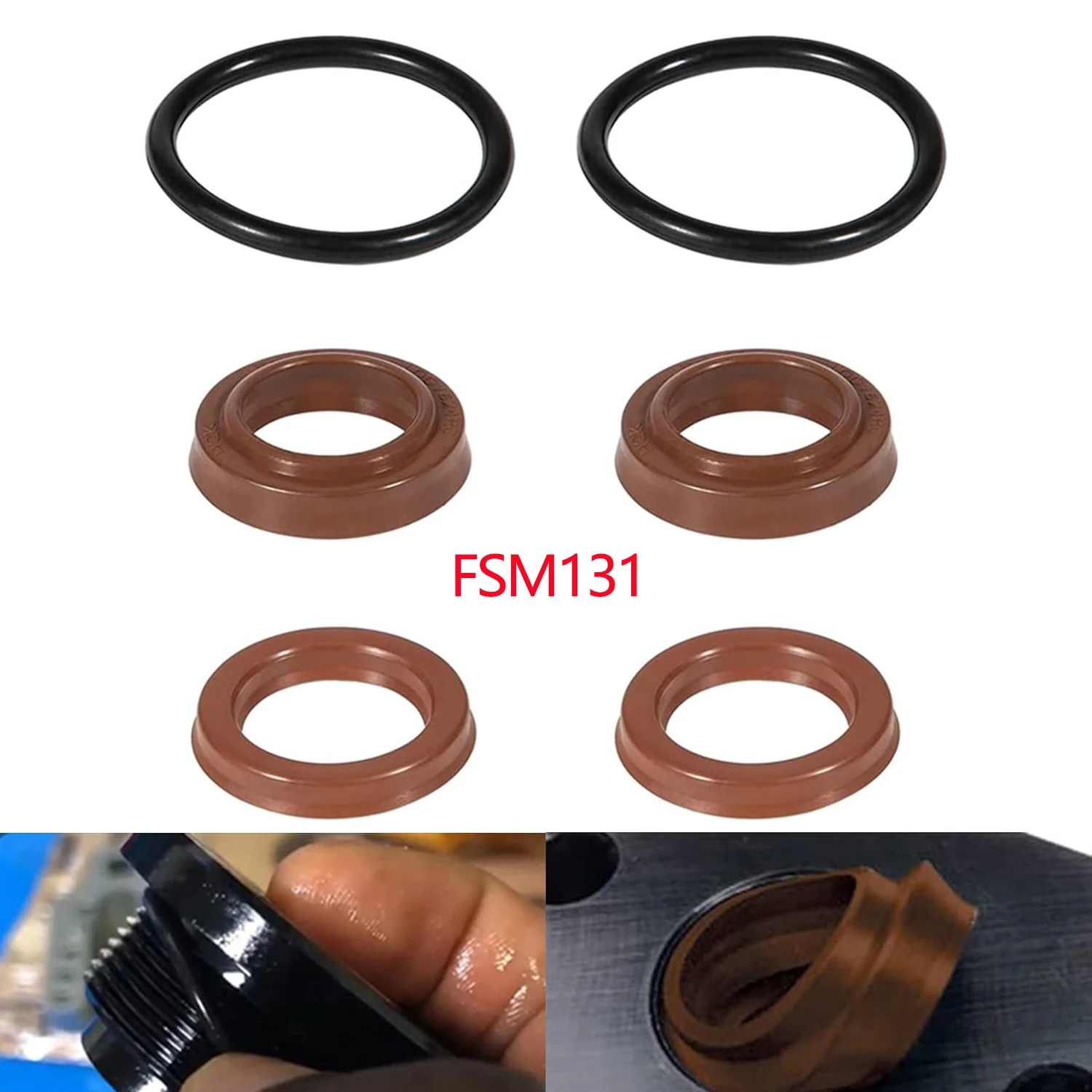 

Cylinder Seal Kit 6PCS Direct Replacemen for SeaStar BayStar HC4645H HC4648H HC4658H HP4600 FSM131 Gen2