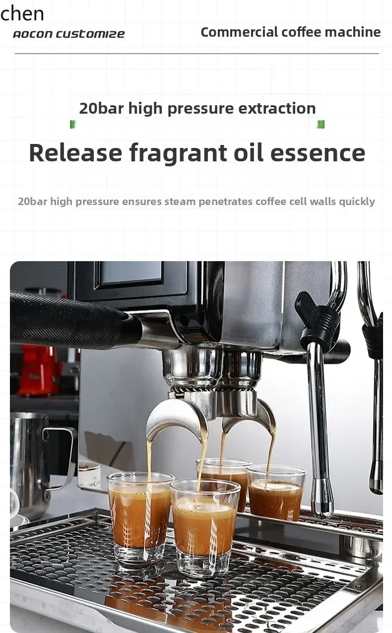 

cc28 coffee machine commercial semi-automatic small milk tea coffee grinding machine