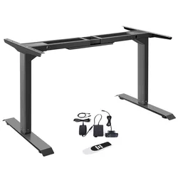 Electric Stand Up Desk Lifting Frame Height Adjustable Electric Lifting Table Intelligent with Drawer and Memory Smart Keyboard