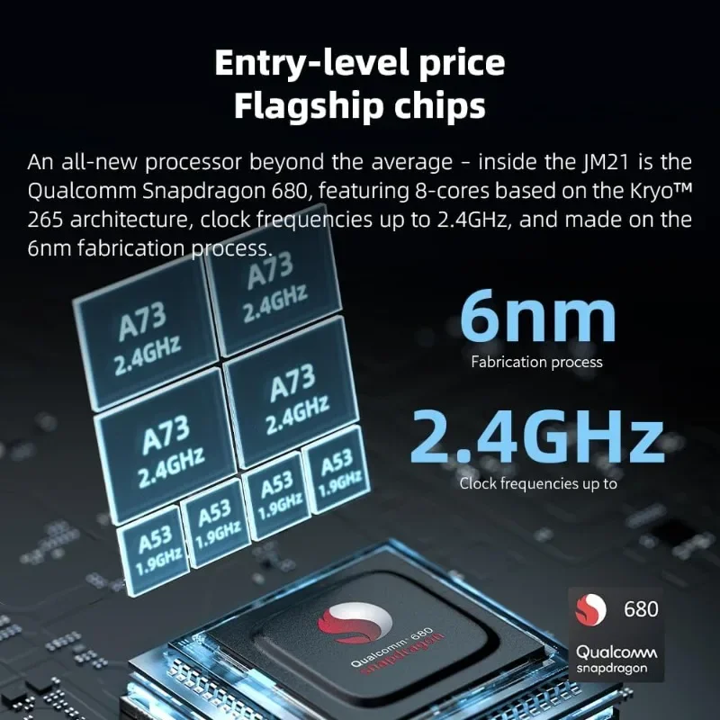 JM21 Android 13 Hi-Res Music Player MP3 with Snapdragon 680, Bluetooth WiFi USB DAC 12.5H Playtime (Sky Blue) image 2