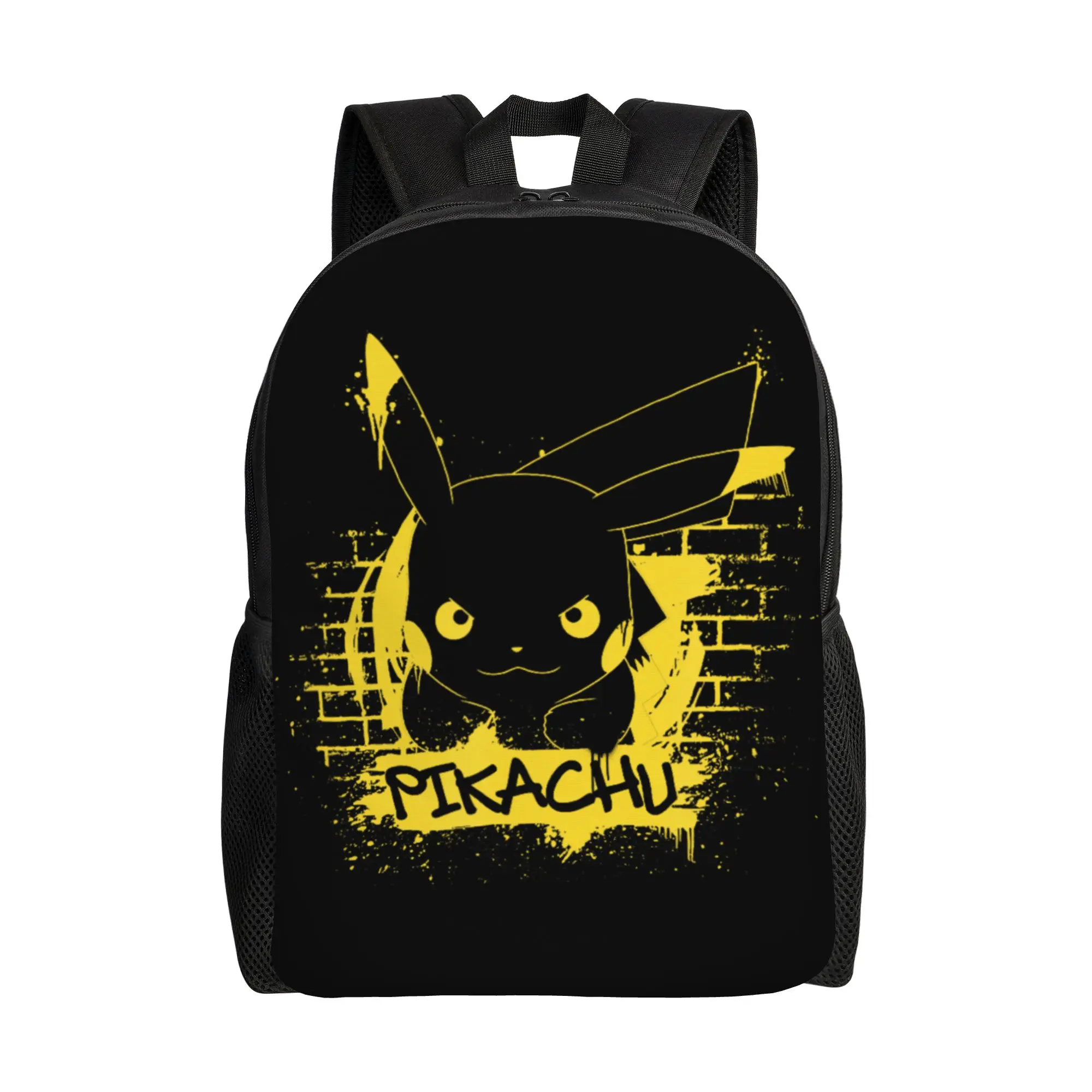 Back to school season Pikachu Graffiti Bricks Bookbag Pokemon College Student New Backpack