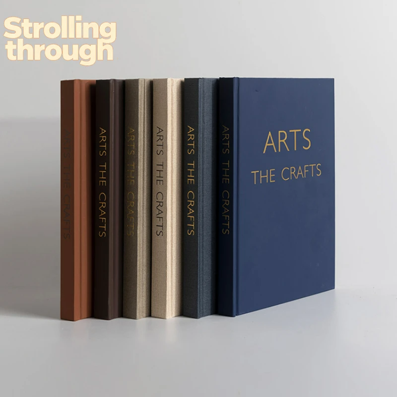 

Bronzing Word Cloth Pattern Props Book Fake Decoration Nordic Modern Simple Living Room Model Ornaments