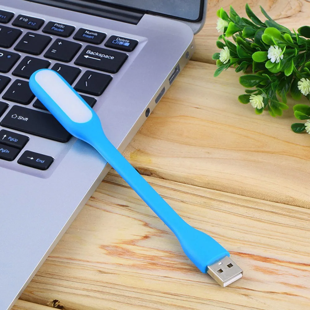 

5 pcs Flexible Usb Led Light 180 Degree Adjustable Portable Night Lamp For Bedroom Camping Reading Writing Soft Bendable Eye