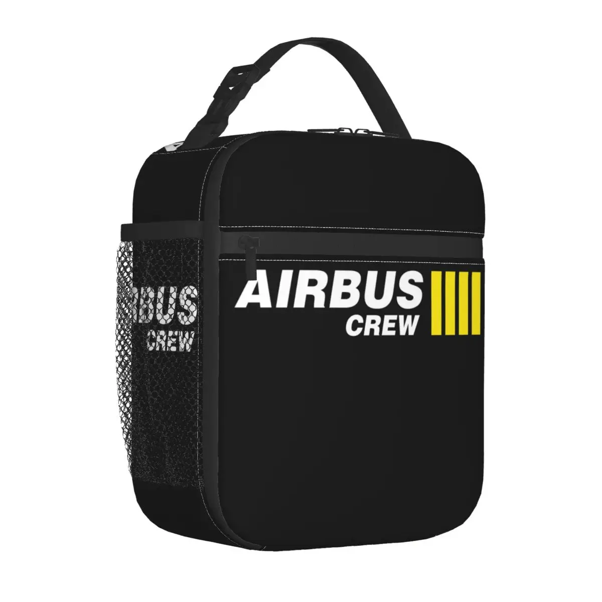 Airbus Aviation Airplane Aviator Insulated Lunch Bag Women Resuable Flight Pilot Thermal Cooler Lunch Tote Office Work School