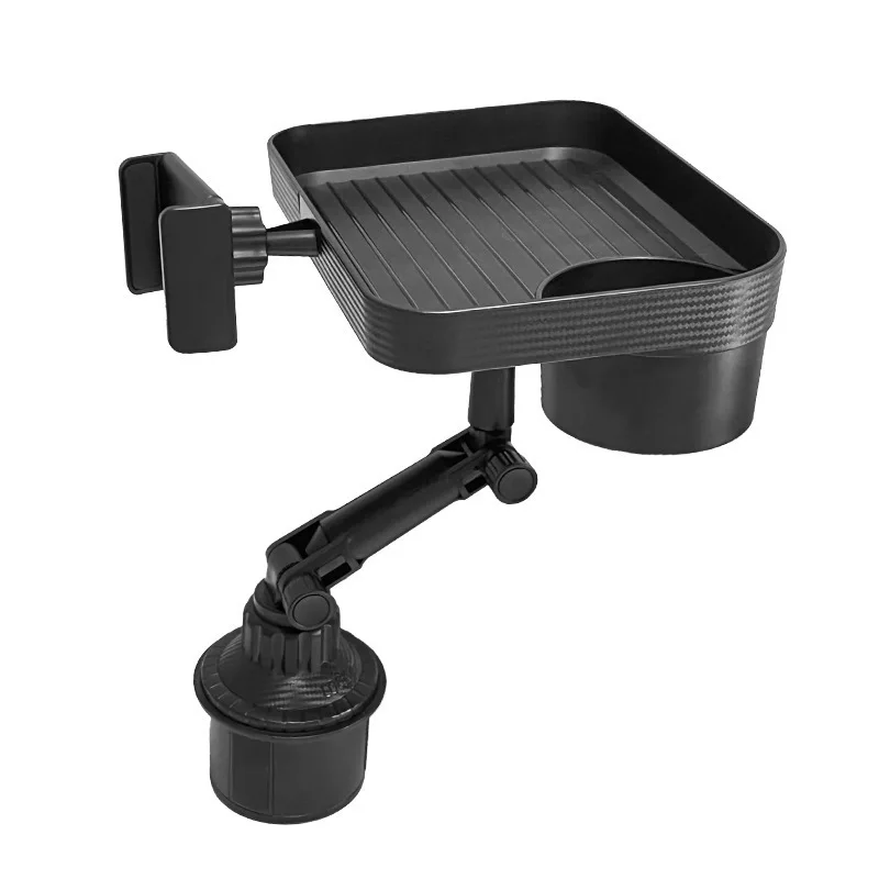 

Car Cup Phone Holder Dining Tray 360 Degree Rotation Table Slot Food Organized Adjustable Drink Accesories For Iphone 14 13