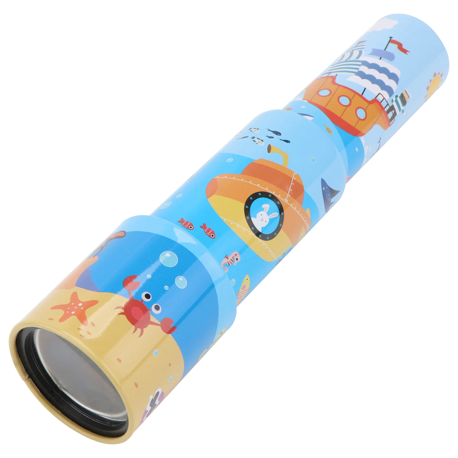 

Spotting Telescope Toy Kids Puzzle Plaything Mini Tinned Iron Single-tube Baby Children