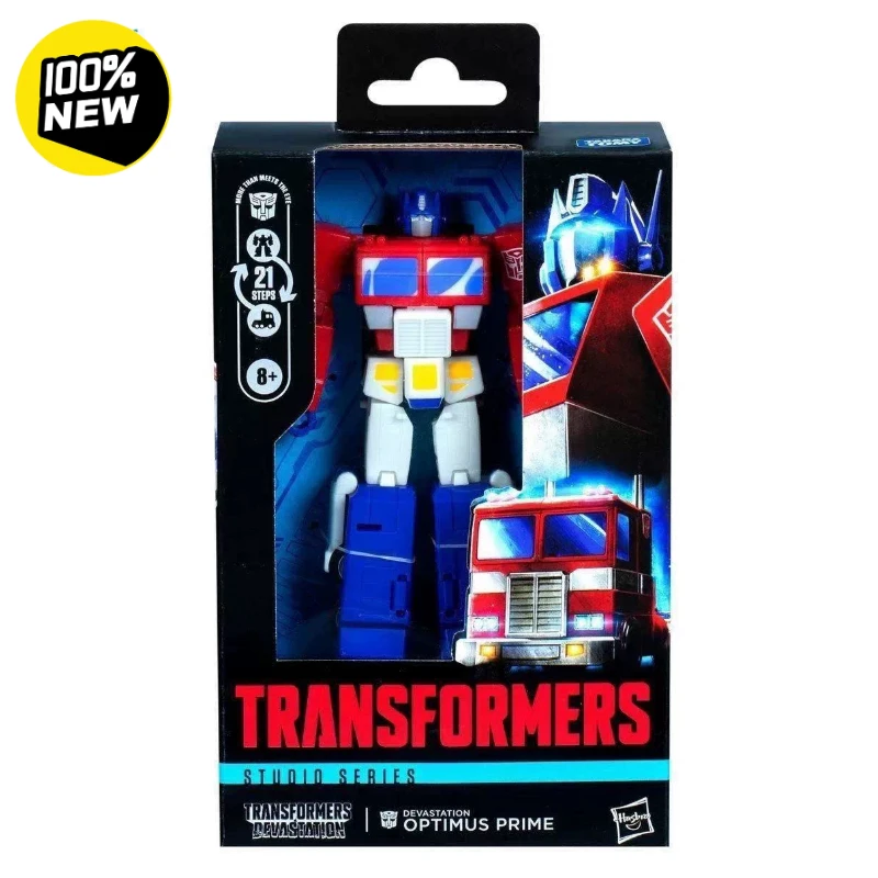 En stock: Juguetes Transformer Optimus Prime, modelo de ensamblaje, figuras coleccionables, regalo de cumpleaños, artículos promocionales, adornos de estudio, serie.