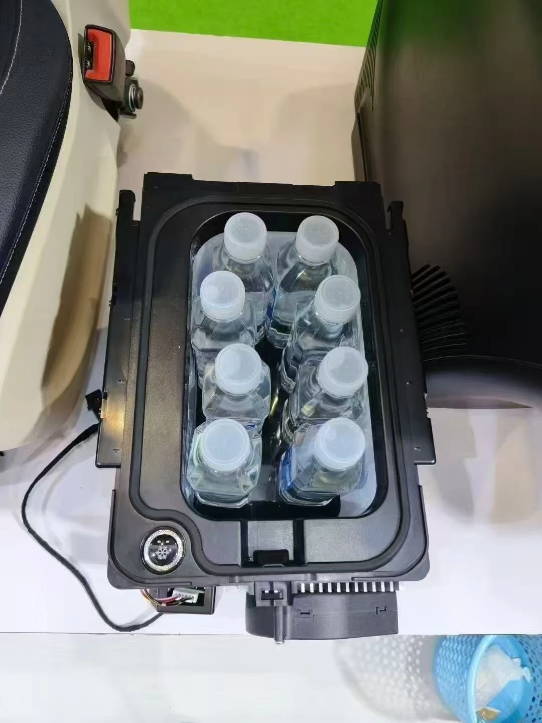 Modify High Quality LC250 Car Fridge Electric Refrigerator Car Storage Box for Tota Land Cruiser Prado 2018 Car Accessories