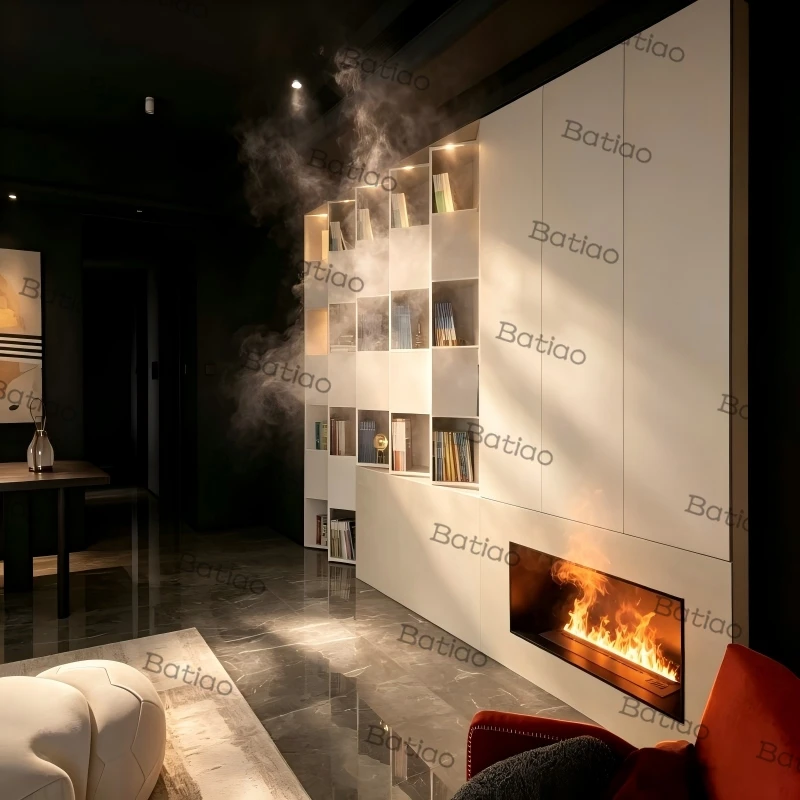 

Dual Control Electric Mist Fireplace Touch Panel Plus Remote 8 Hour Timer Smart Mist Fireplace Ultrasonic Mist Fireplace chimene