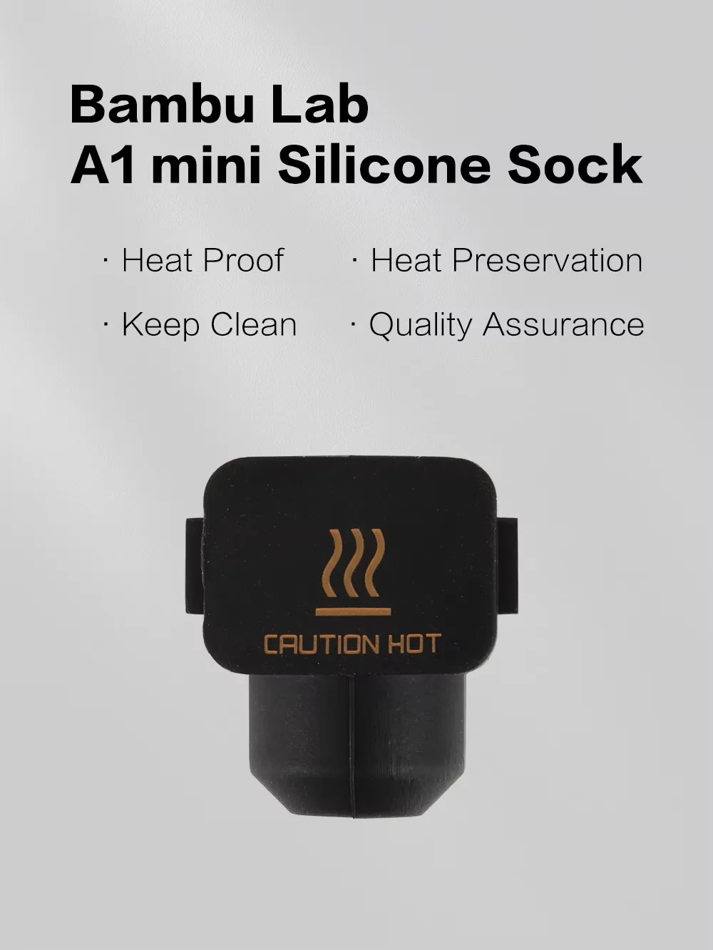 Силиконовые носки для Bambu Lab A1 mini Hotend, комплект нагревательных блоков Bambulab A1, теплоизоляционный чехол, носок, детали 3D-принтера