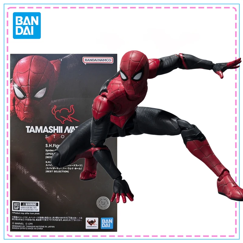 

Bandai S.H.Figuarts SPIDER-MAN:No Way Home Action Figures Genuine SHF Model Kit Collection Model for Childrens Toys Gifts