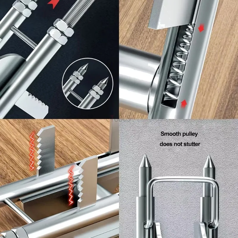 Wire Cable Box Pulling Auxiliary Device Adjustable Sturdy and Durable Professional Pulling Cable Aid Wire Puller Electrical Tool