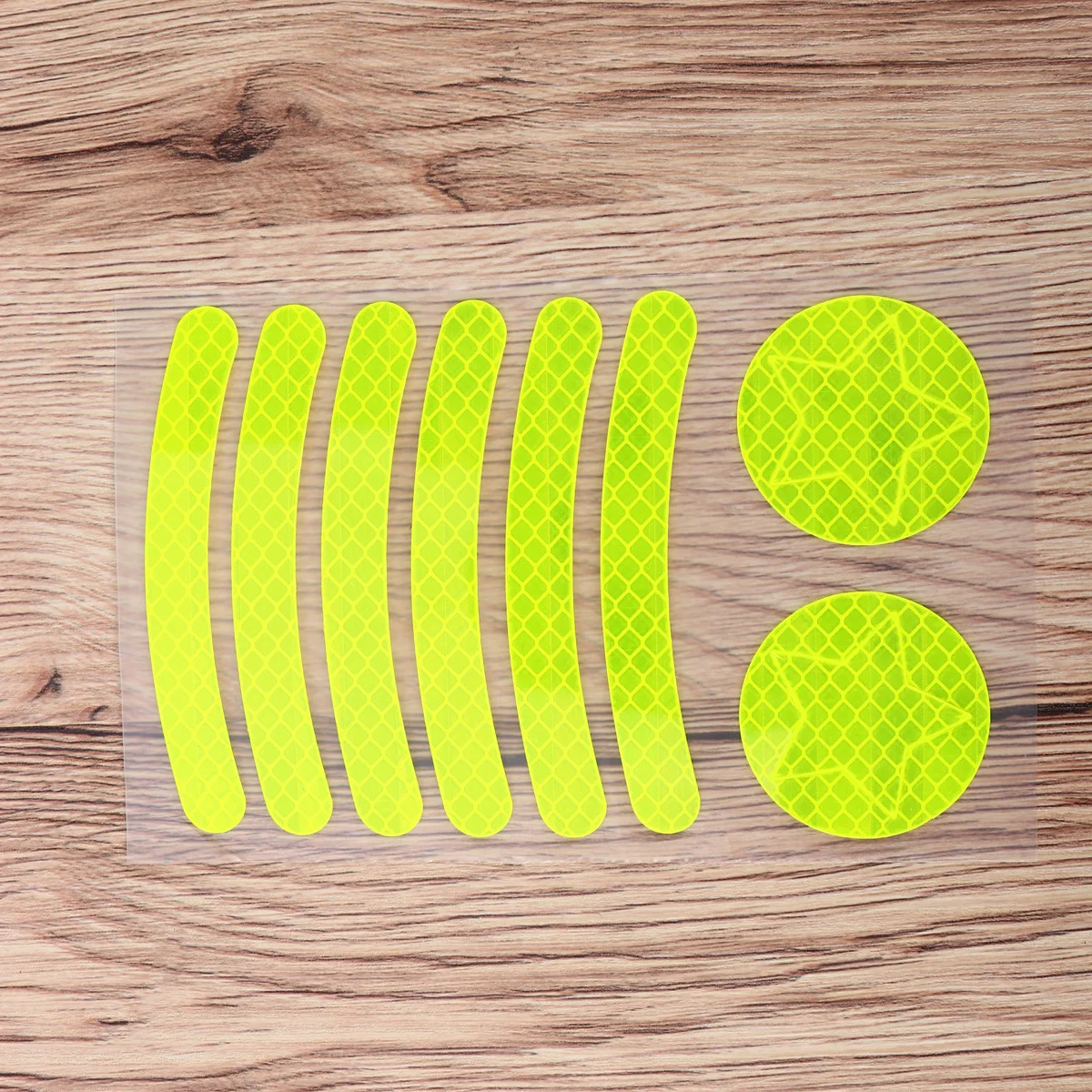 ملصقات تزيين الدراجة المتوازنة، شريط عاكس مقاوم للماء لعجلة الدراجة يتحدث في الظلام