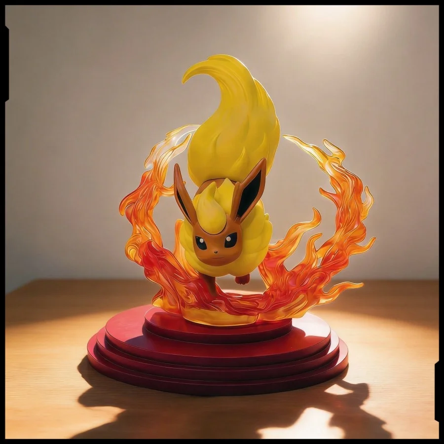 

Pokémon Flareon Action Figure 10cm Mini Collectible Model Toy Cute Fire Type Pokémon Decoration Gift