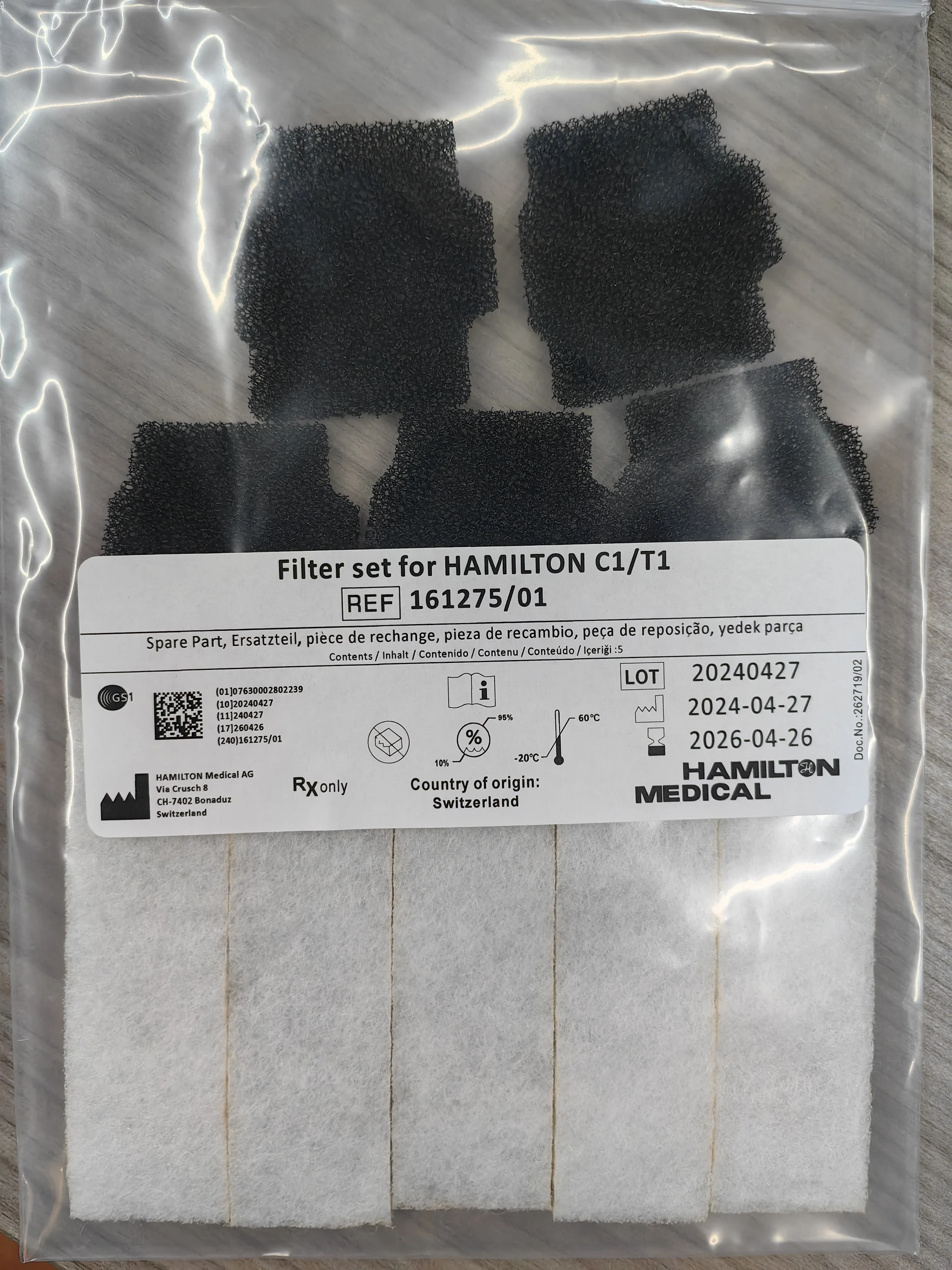 

Filter set for 161275 for C1 new