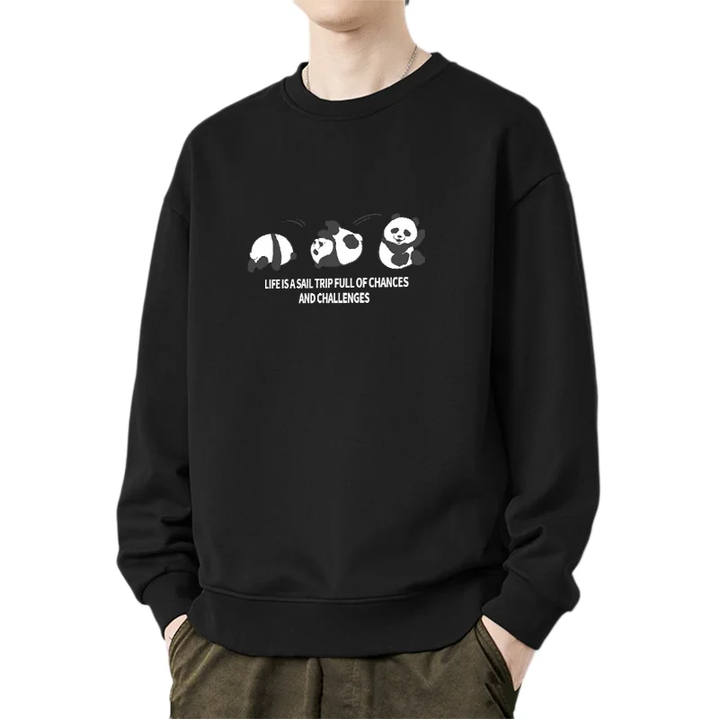 

T shirt men autumn Aesthetic clothing Daily Breathable Long sleeves Graphic tee Mood Face Casual Couple Printed t shirt Running