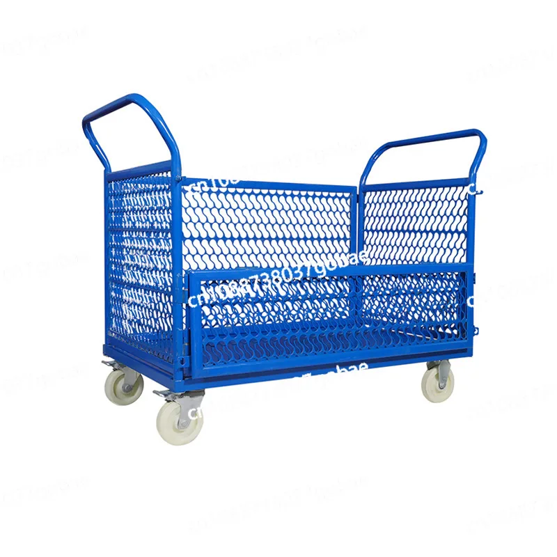 

Multifunctional folding trolley, camping stall trolley, warehouse truck