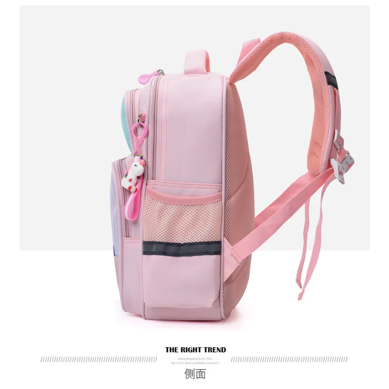 Sanrio Kulomie Cartoon Waterproof and Wear-resistant Student School Bag Girls Oxford Cloth Ridge Children's Backpack