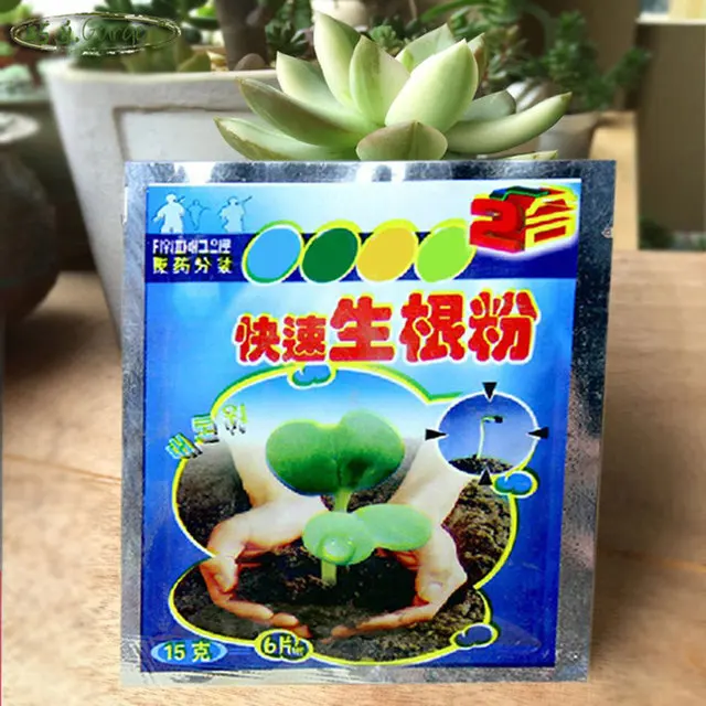 

10 Bags Fast Rooting Powder Rooting Hormone Powder Improve Flowering Survival Rate Plants Grow Cut Dip Powder Fertilizer