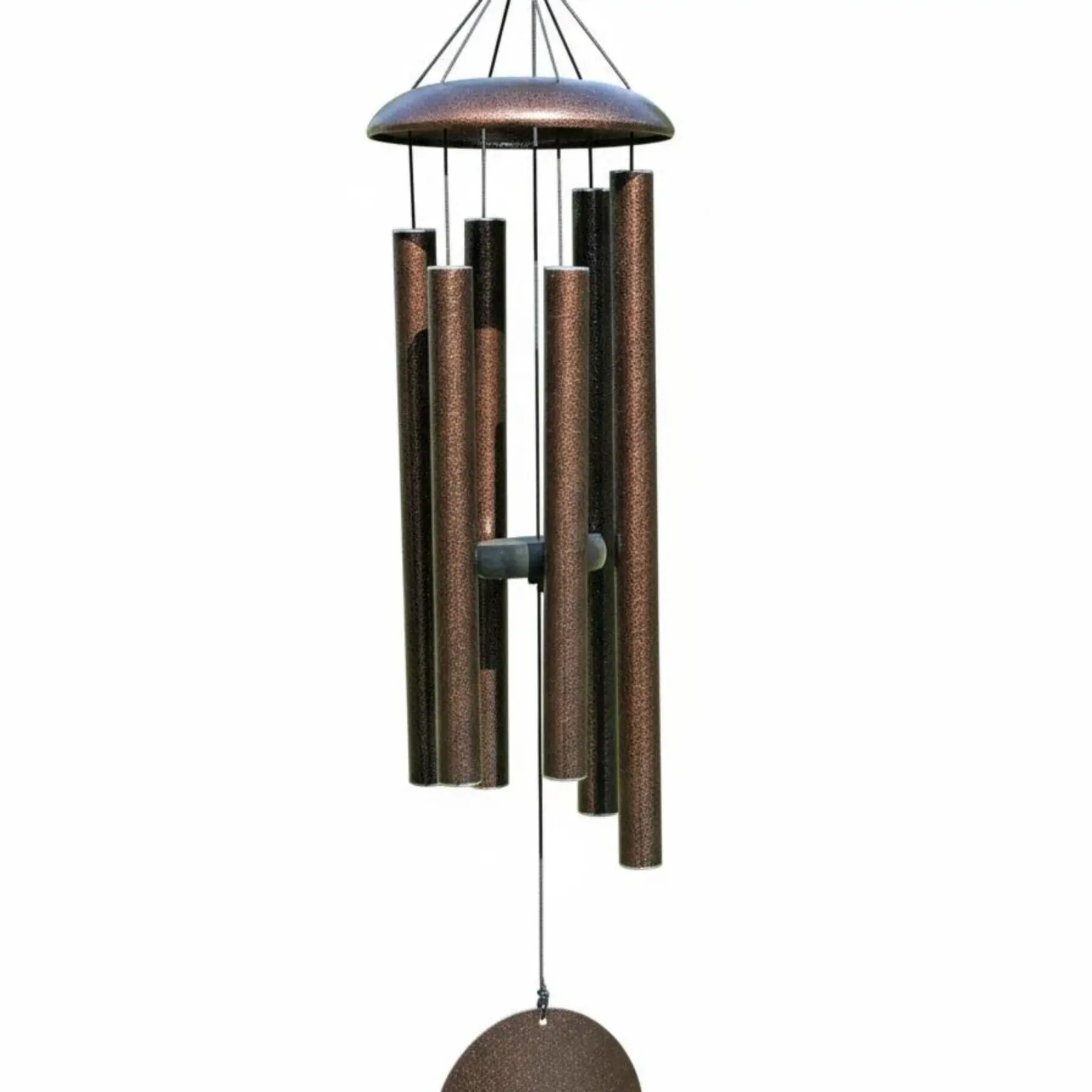 Aluminum Alloy Wind Chime Deep Tone Hanging Garden Wind Pendant for Outdoor Patio Balcony Peaceful Decor Gift for Friends