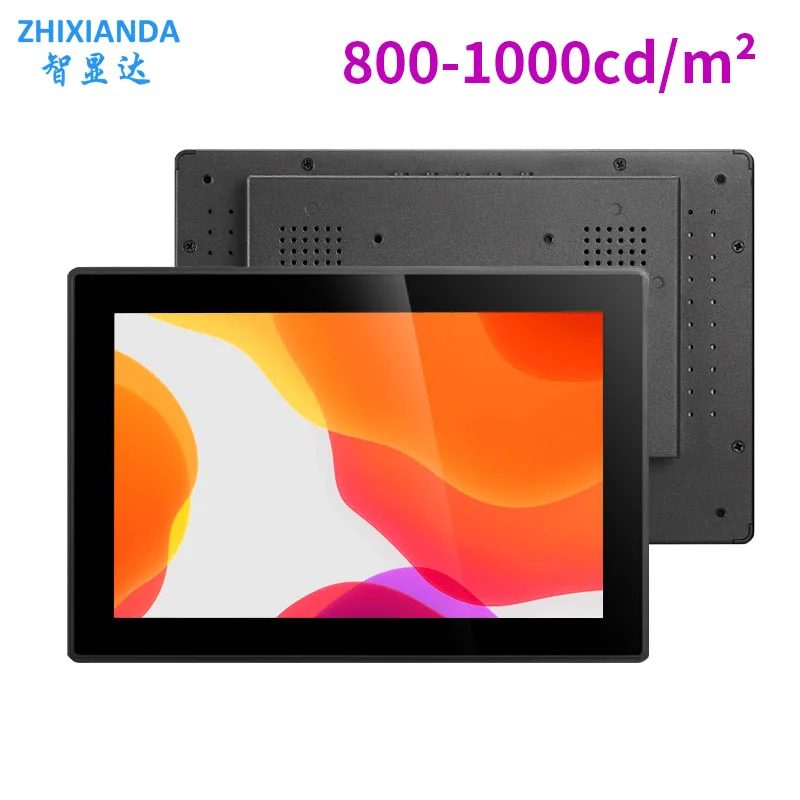 

10.1 Inch 1920*1200 High Brightness 1000cd/m² VESA Waterproof Flat Panel Industrial PCAP Touch Screen Monitor Outdoor Sunlight