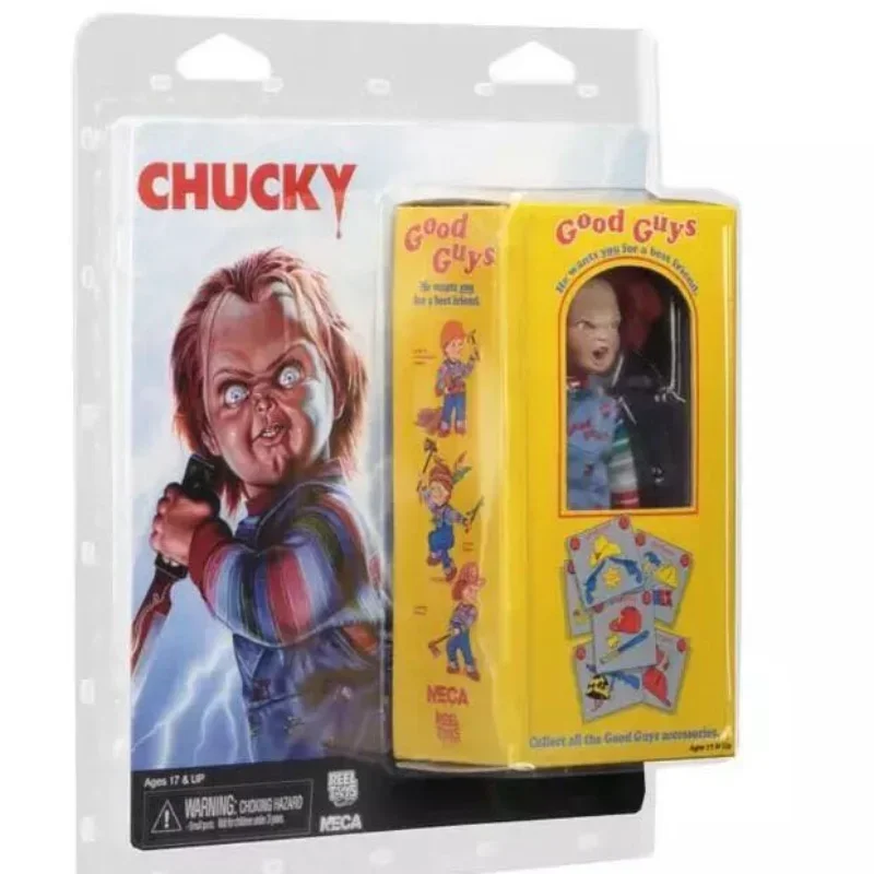 New 13CM Movie Child's Play Chucky Joint Mobility Action Figures PVC Model Statue Desk Decor Toys Doll Collection Gifts Boxed