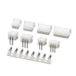 20 Sets JST ZH 1.5mm 2/3/4/5/6/7/8/9/10Pin Right Angle Pin Male, Female Connector Socket with Crimps