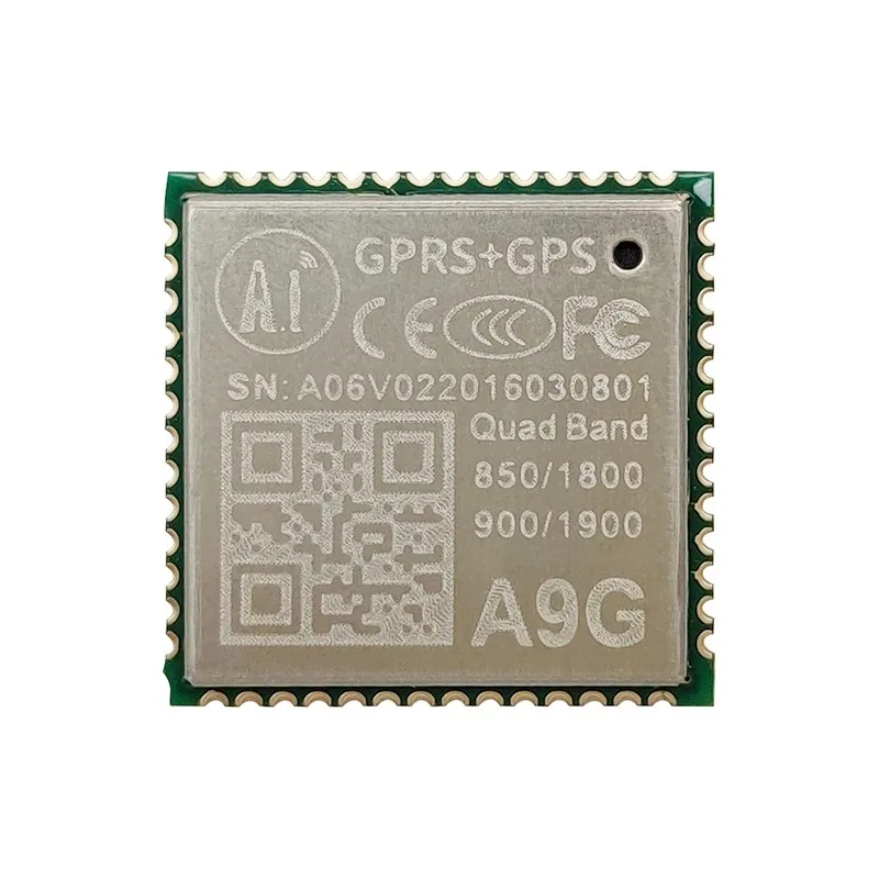 Imagem -05 - Módulo de Posicionamento de Navegação Quad-band Gsm Gprs Gps Bds Gnss Receptor Voz Sms A9g 850 Mhz 900mhz 1800 Mhz 1900mhz Fz3022