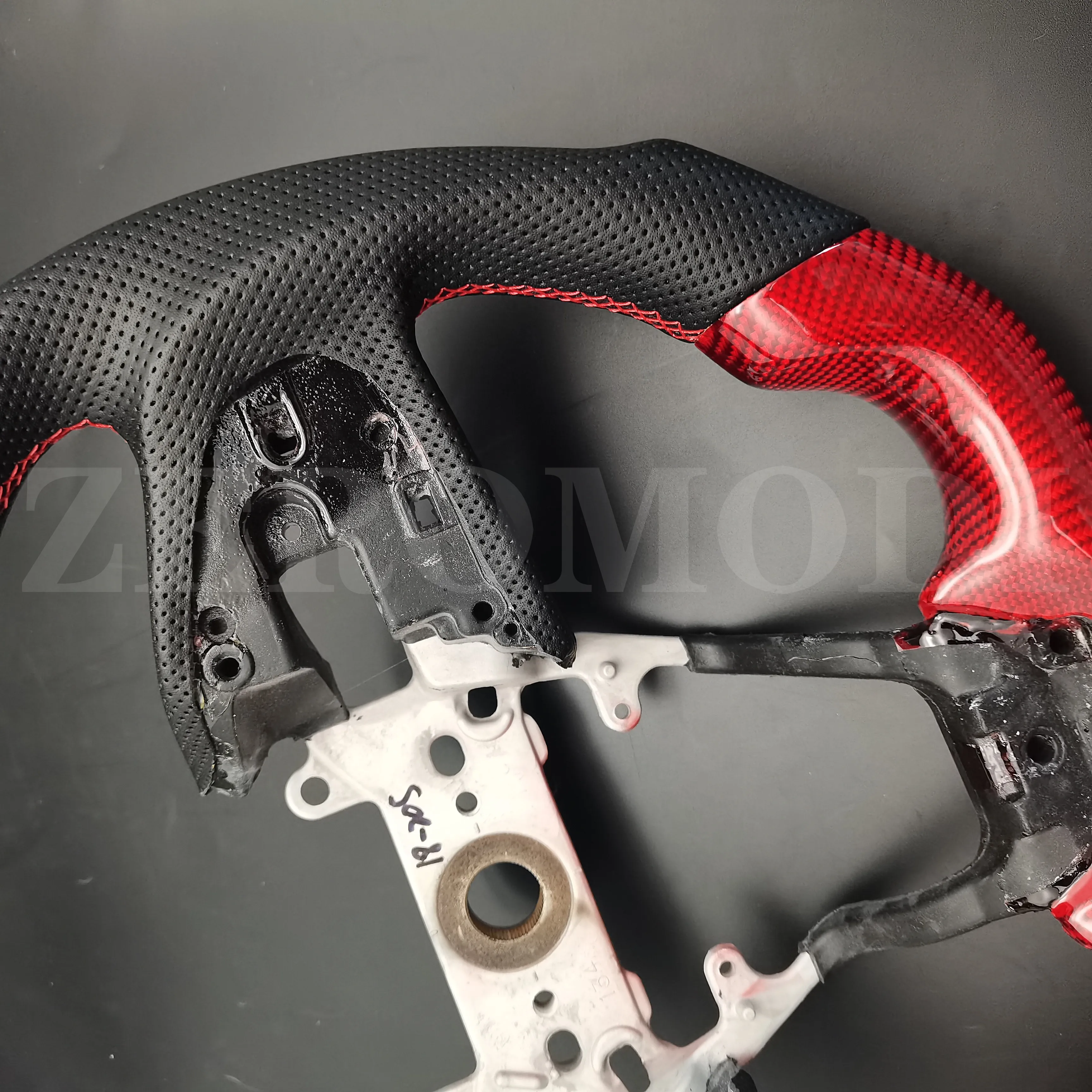 Steering Wheel Red Carbon Fiber For Honda Civic FC Type R FK8 2016 2017 2018 2019 2020 2021 US