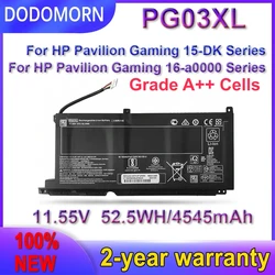 DODOMORN New PG03XL Battery For HP Pavilion Gaming 15-DK dk0003nq 15-dk0020TX 15-ec 15-ec0000 OMEN 5X FPC52 HSTNN-DB9G L48430-2B