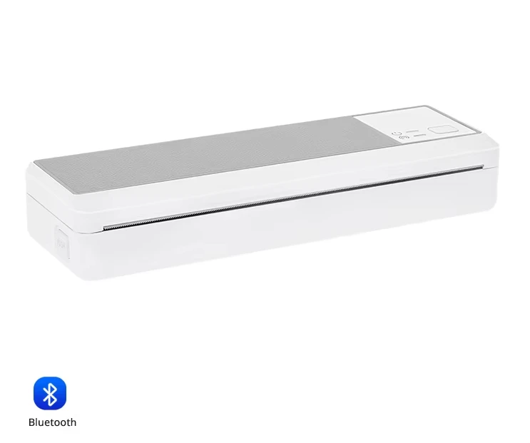 

A Lightweight and Portable A4 Thermal Printer with Bluetooth Imprint Can Print Photos and Images