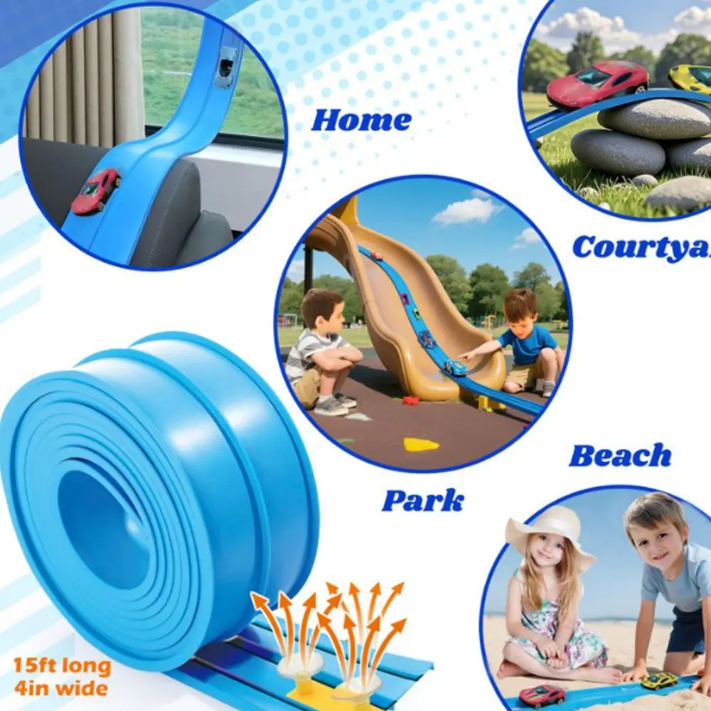 assembly-flexible-race-track-with-suction-cups-portable-racing-track-car-blue-color-bendable