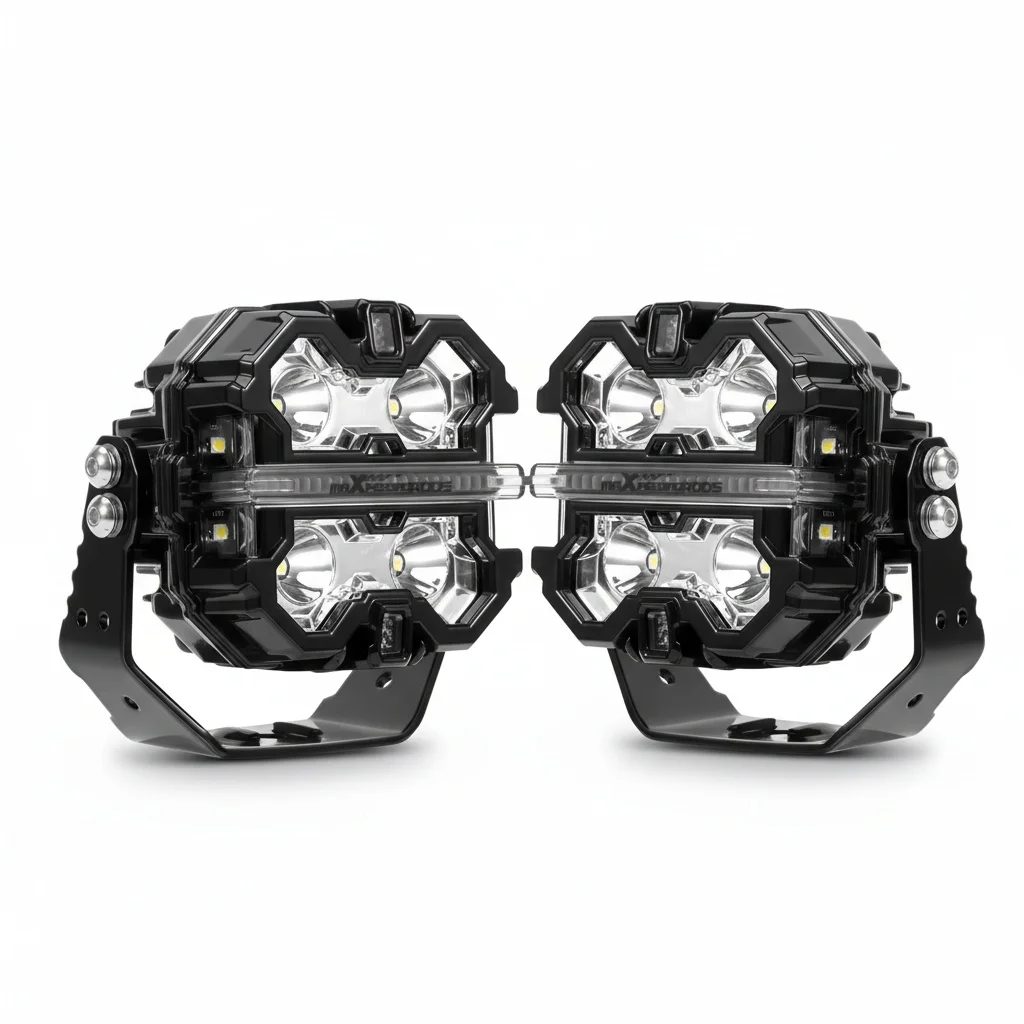 LED Fog Driving Headlights, 3.5 inch/88.9mm Aluminum Housing, Spot Beam LED Driving Light, 160W Side Shooter, IP68 Waterproof
