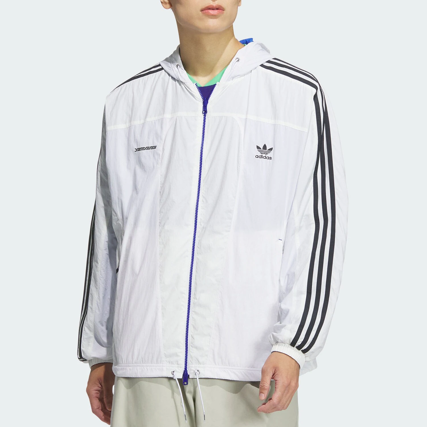 

Adidas genuine Trefoil Men's Reversible Sports Hooded Jacket JN5817