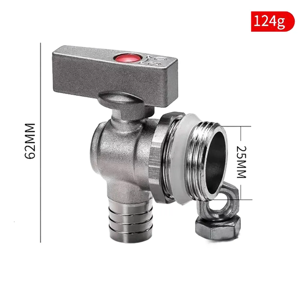 6-point Fitting Copper Drain Valve For Heating System Maintenance Copper Construction Rust-resistant Efficient Operation