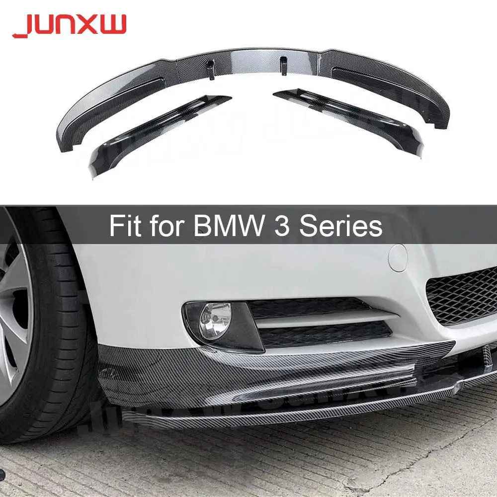 

ABS Car Front Bumper Lip Spoiler with Splitter for BMW 3 Series E90 E91 LCI 320i 2009 2010 2011 2012 Bodykits Car Accessories